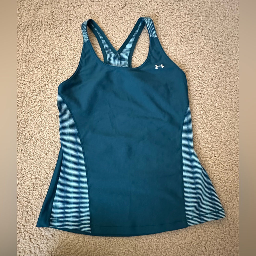 UNDER ARMOUR Teal Tank Top- small